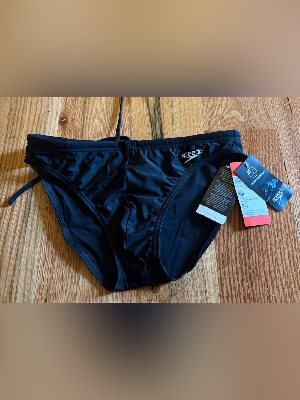 Speedo Men’s/woman Navy/Black Racing Swim Brief